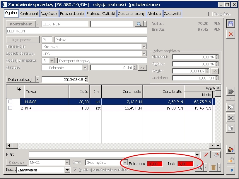 Dodatek ERP XL typu hydra