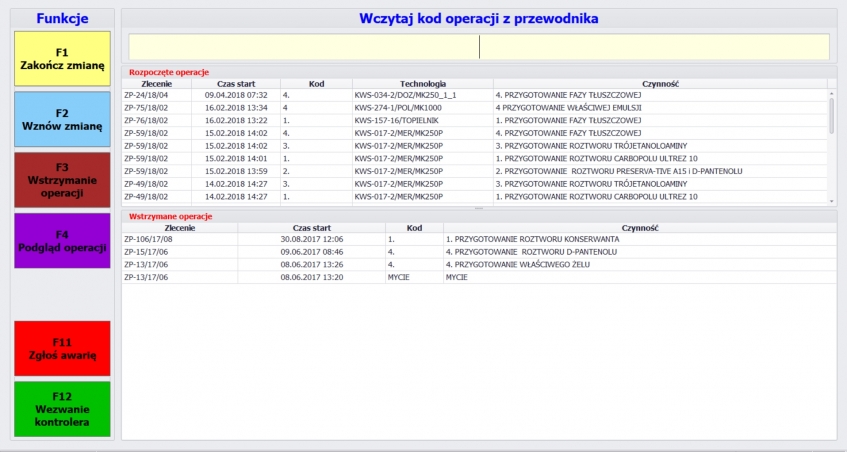 Dodatek ERP XL jako aplikacja Prospeo MESPoint