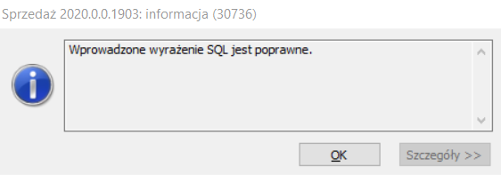 Jak dodawać własne kolumny na listach - potwierdzenie SQL