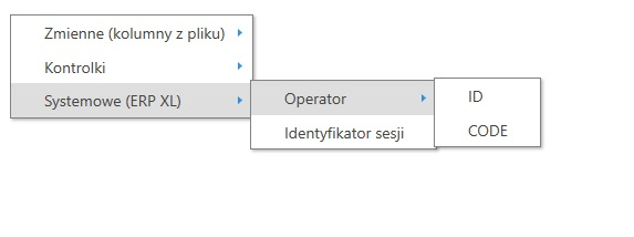 migrator excel identyfikator operatora