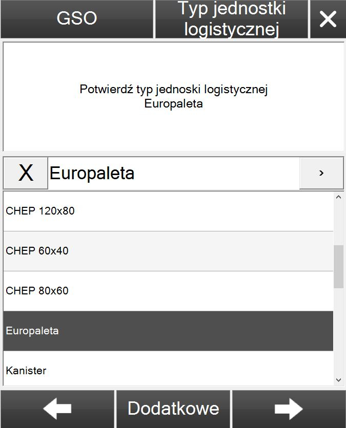 sxz126 Zastosowanie standardów gs1 - wybór typu jednostki logistycznej w aplikacji Comarch Magazynier